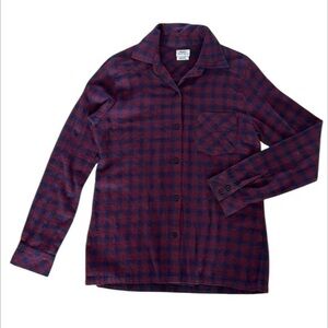 RVCA women’s size XS plaid flannel shirt